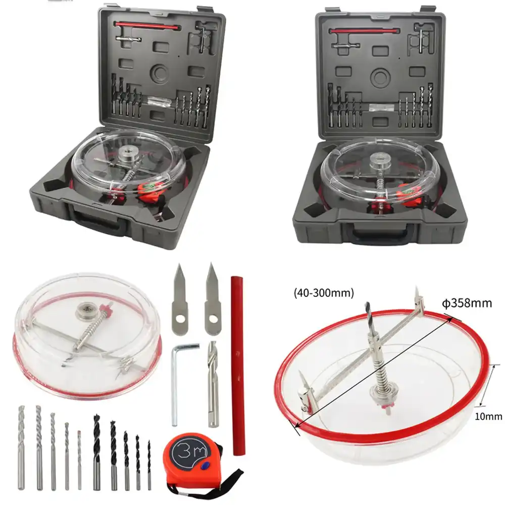 Adjustable Hole Saw Cutter Dri - đánh giá và giá Drill Bit Set