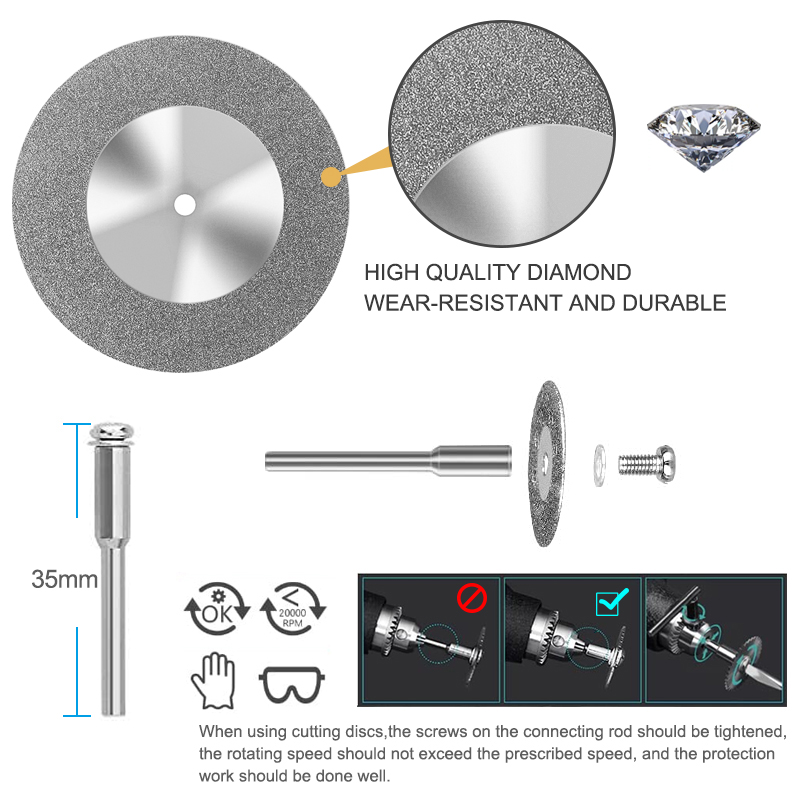 12pcs 16-60mm Mini Diamond Cut - đánh giá và giá Tile Cutter Scoring