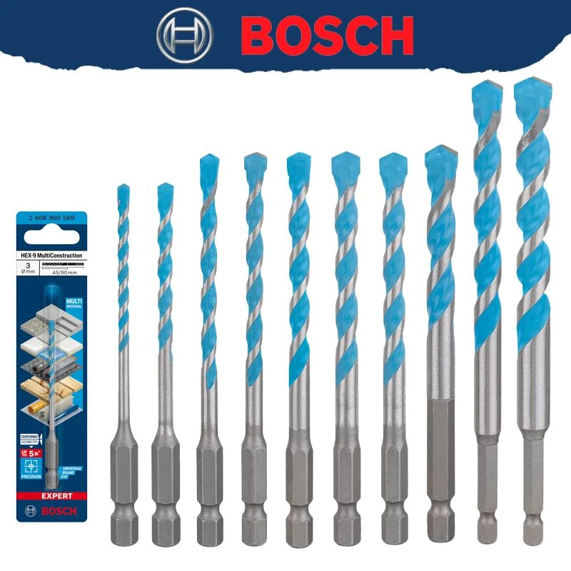 BOSCH EXPERT HEX-9 Multi Const - đánh giá và giá Drill Bit Set