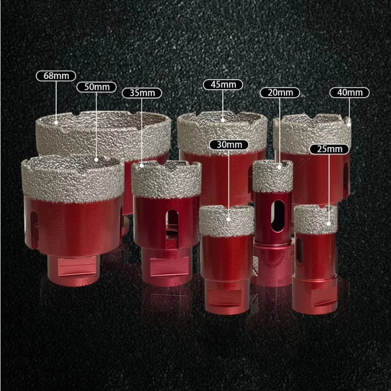 High Quality Vacuum Brazed Dia - đánh giá và giá Drill Bit Set