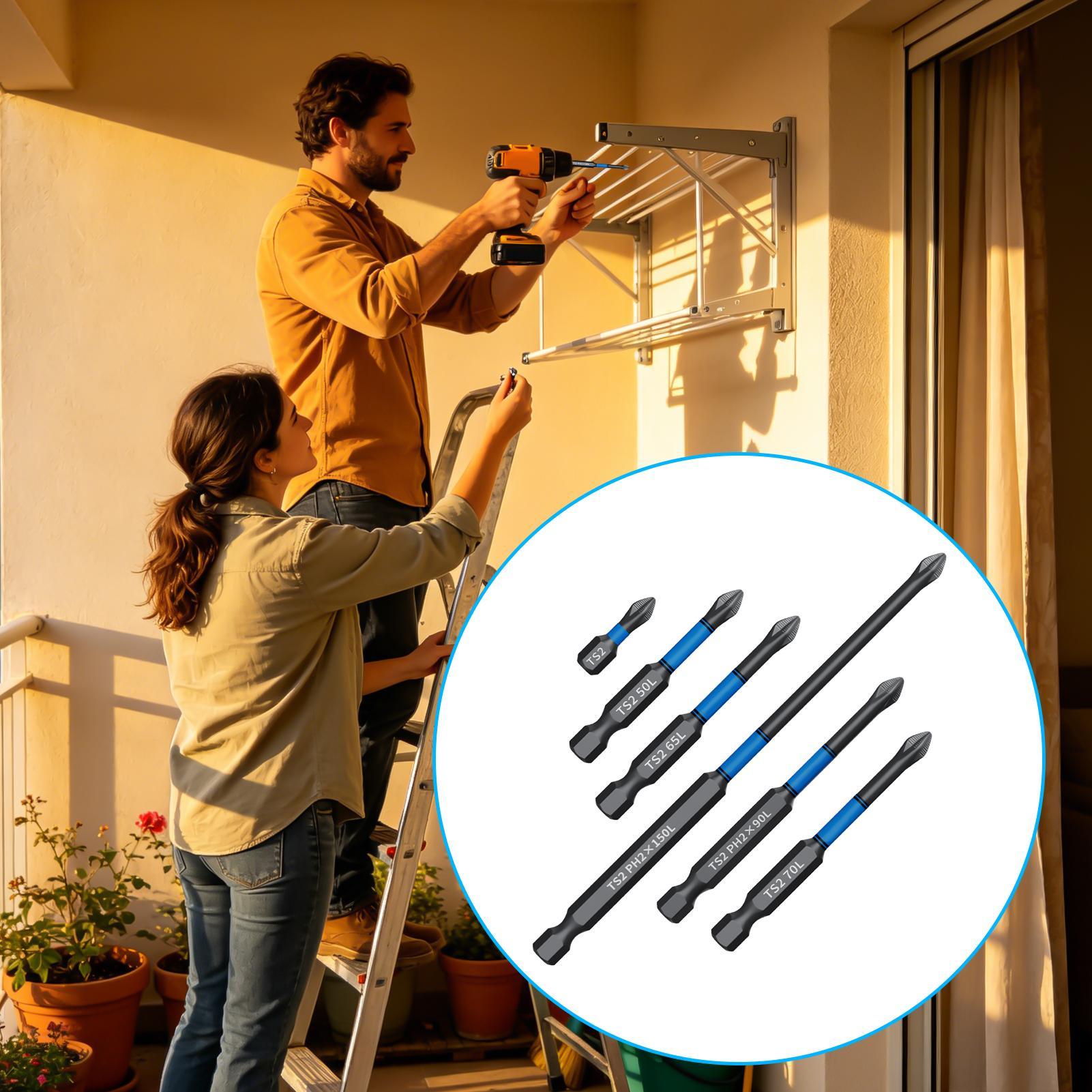 Drill Screwdriver Bit Set 6-Pi - đánh giá và giá Drill Bit Set