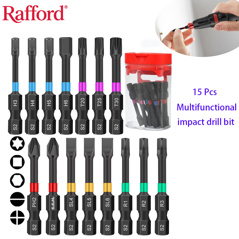 Rafford 15PCS Impact Ready Mag - đánh giá và giá Drill Bit Set