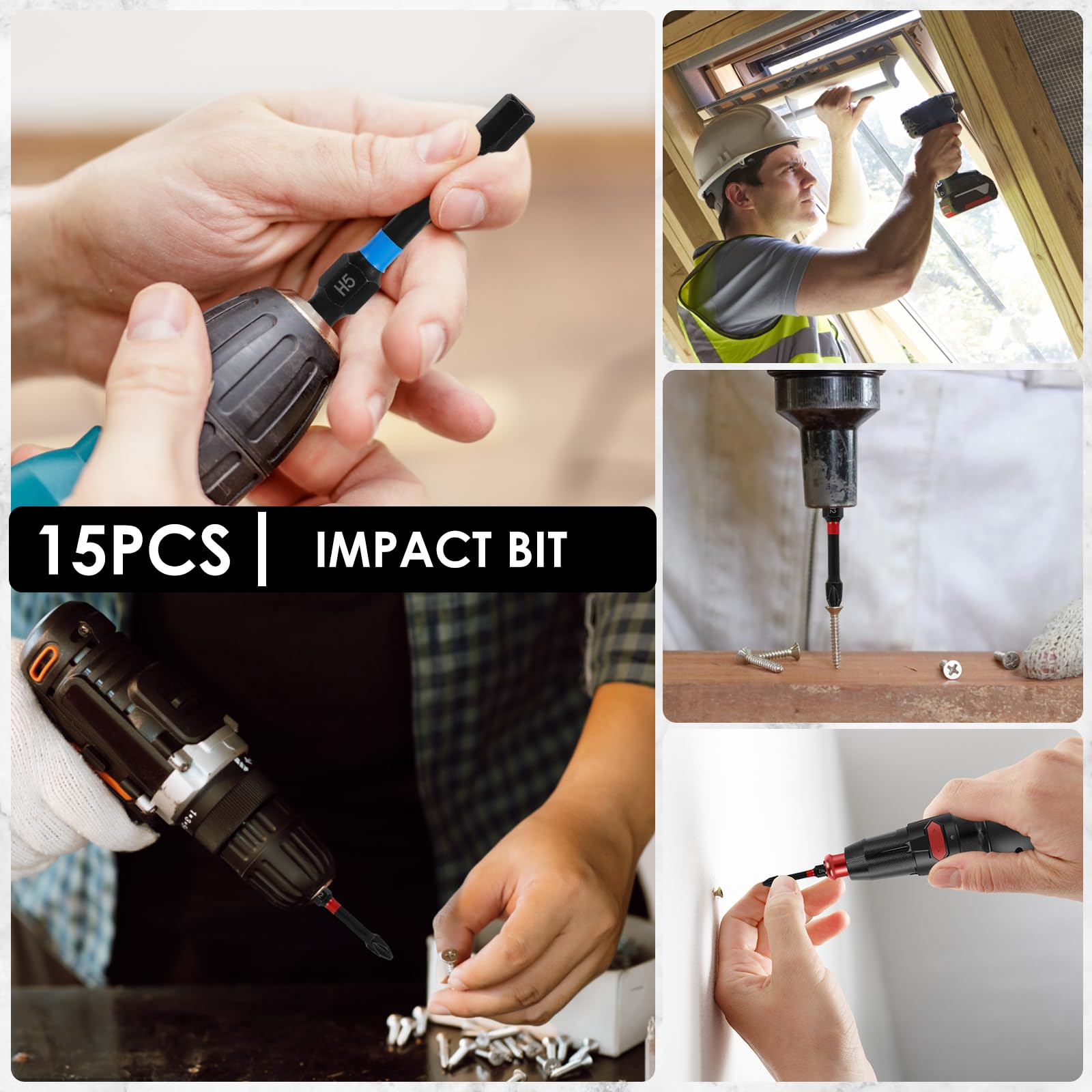 Rafford 15PCS Impact Ready Mag - đánh giá và giá Drill Bit Set